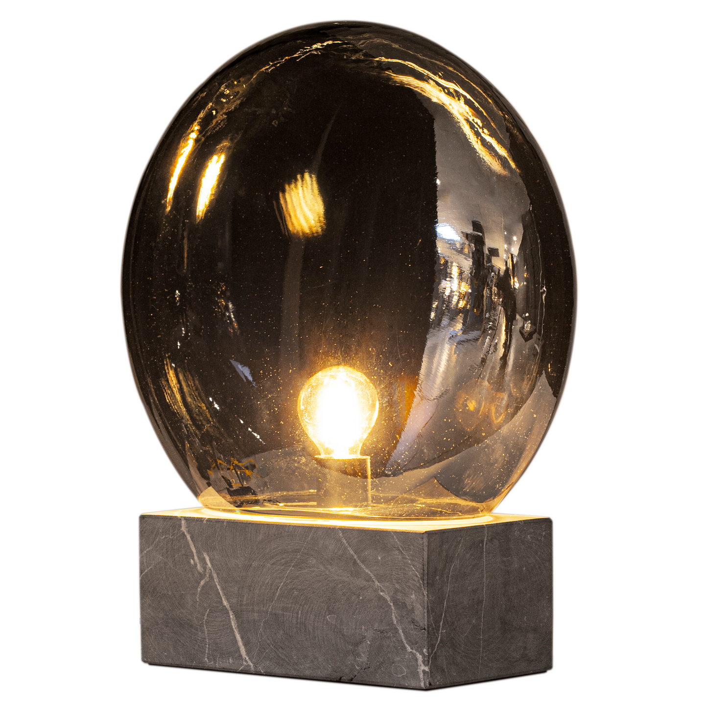 Pöytävalaisin By Rydéns Glori savunharmaa