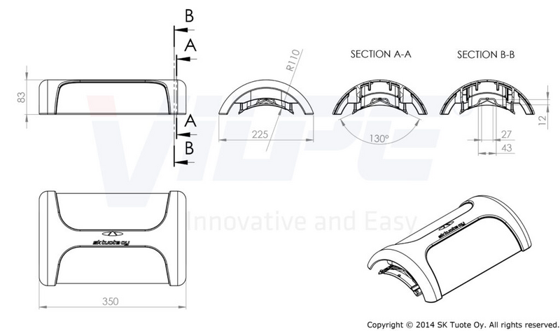 Harjapeltituuletin VILPE musta