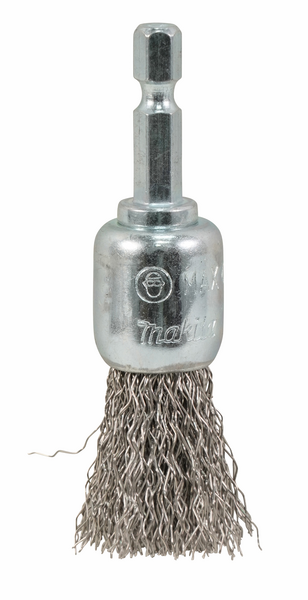 Teräsharja Makita 19mm pensseliharja poimutettu rst 1/4"