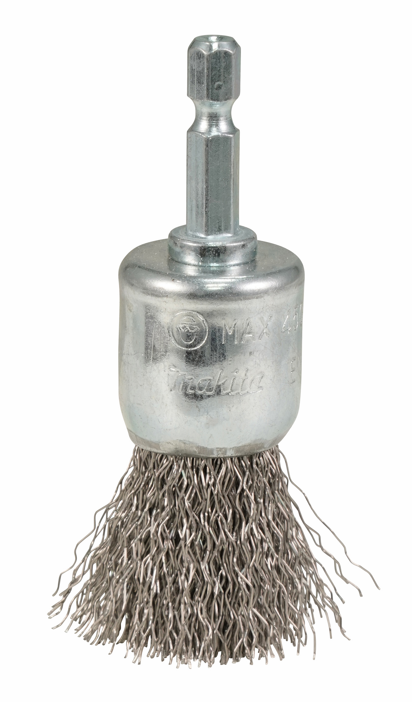 Teräsharja Makita 24mm pensseliharja poimutettu rst 1/4"