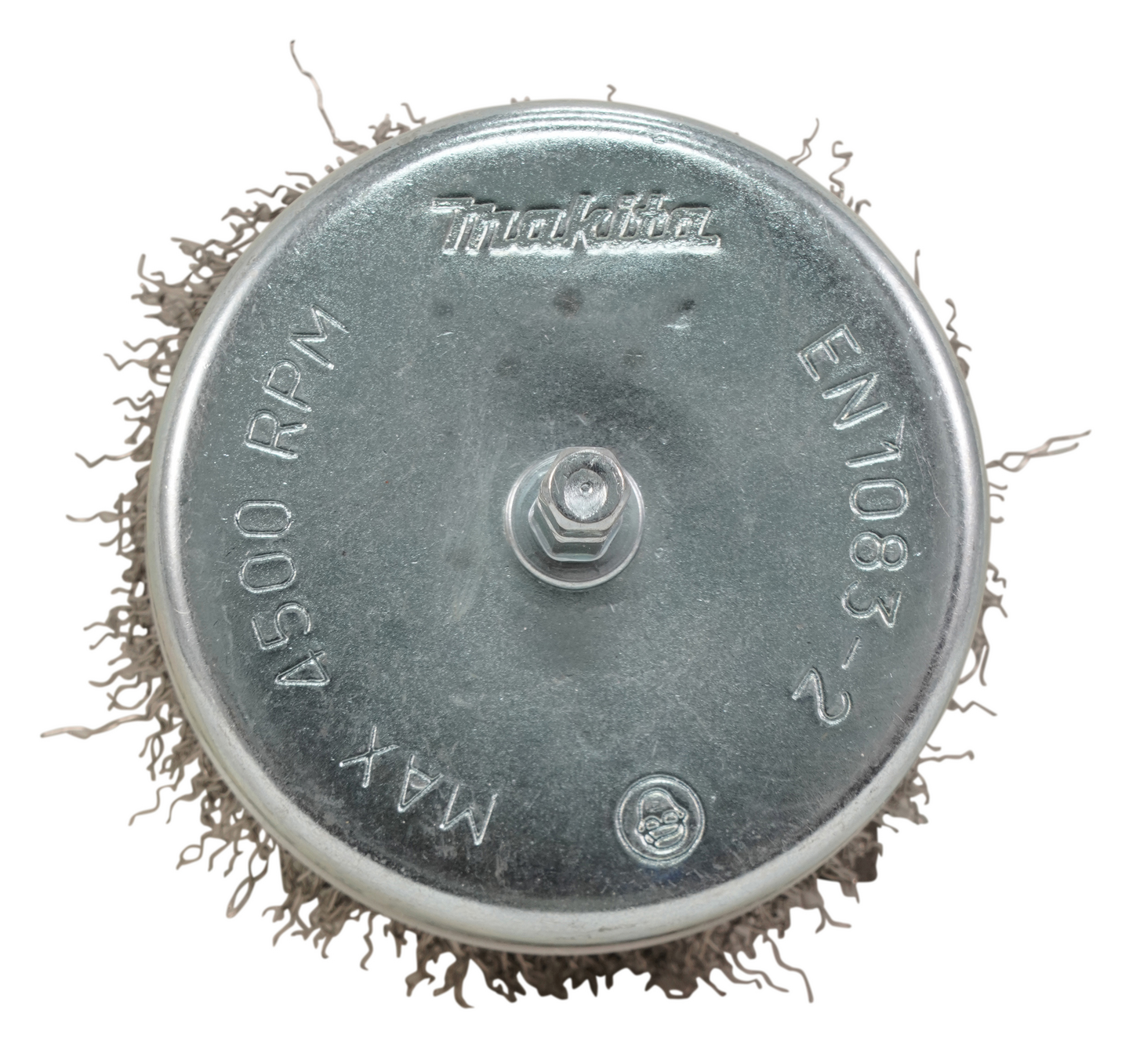 Teräsharja Makita 80mm kuppiharja poimutettu rst 1/4"