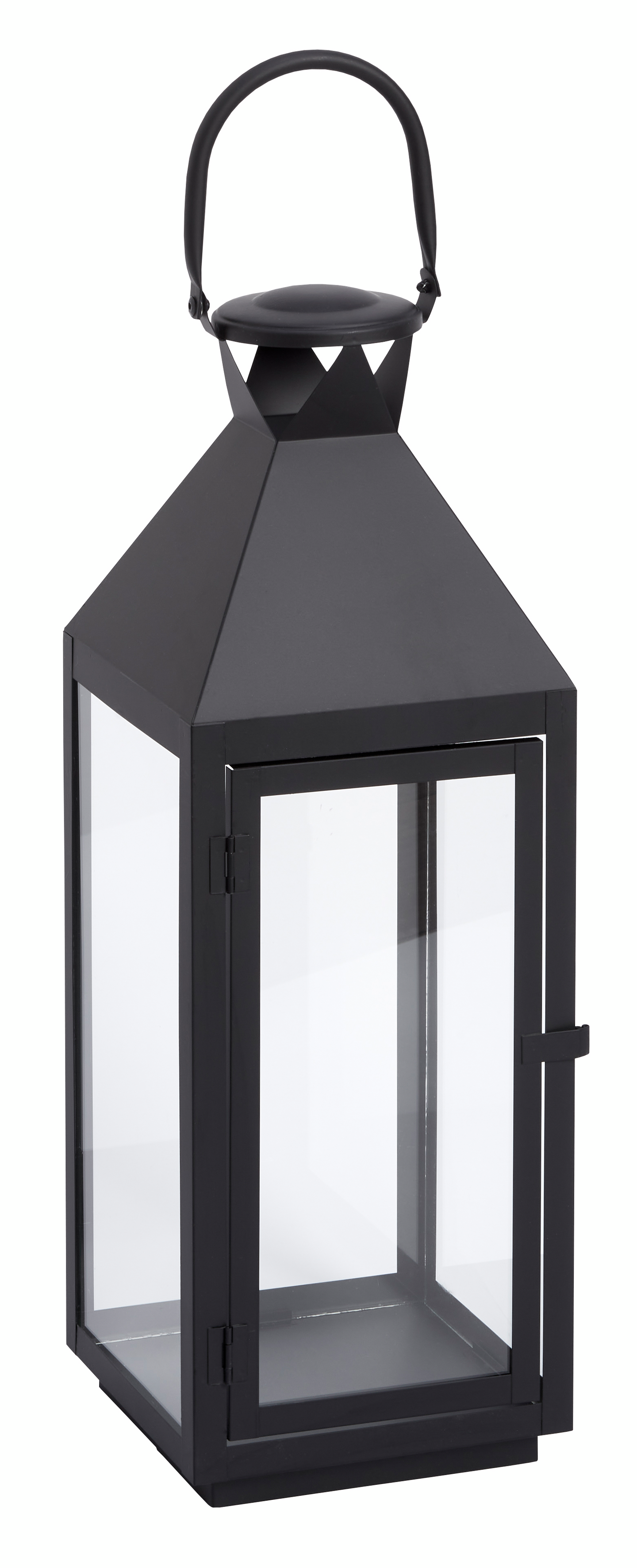 Lyhty Cello metalli matta musta 53,5cm