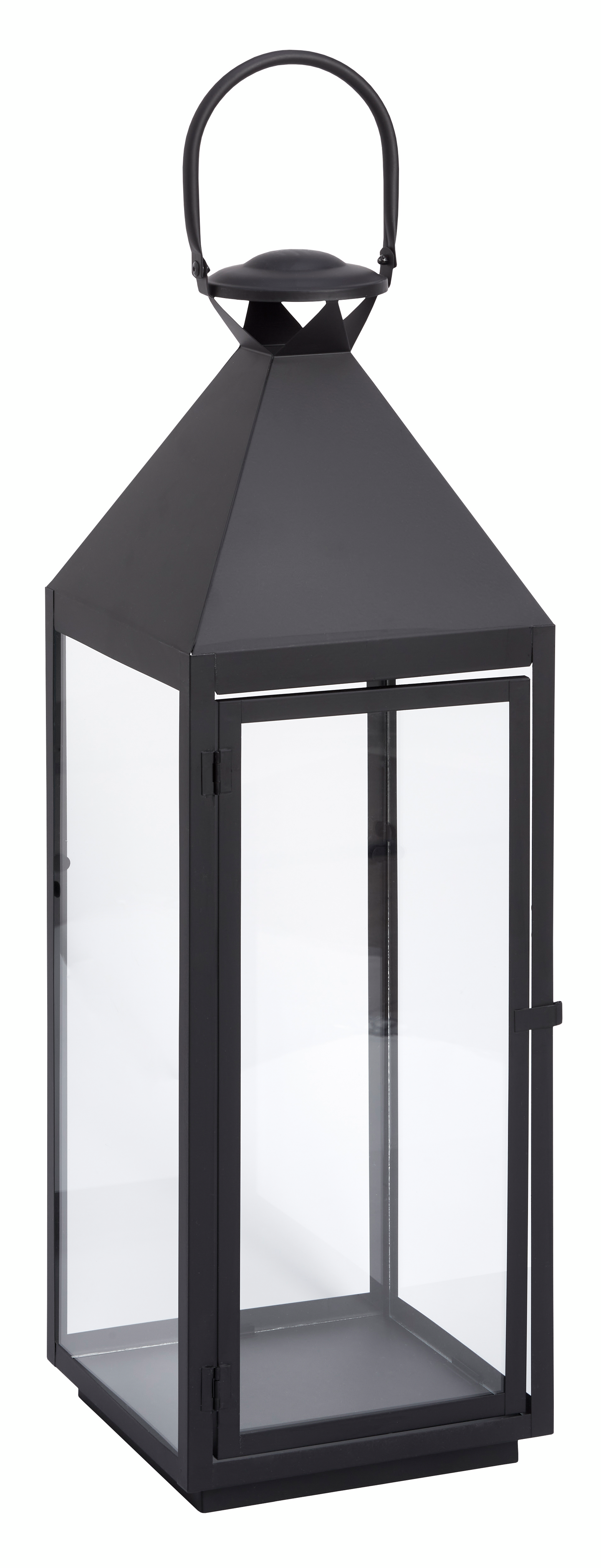 Lyhty Cello metalli matta musta 73cm