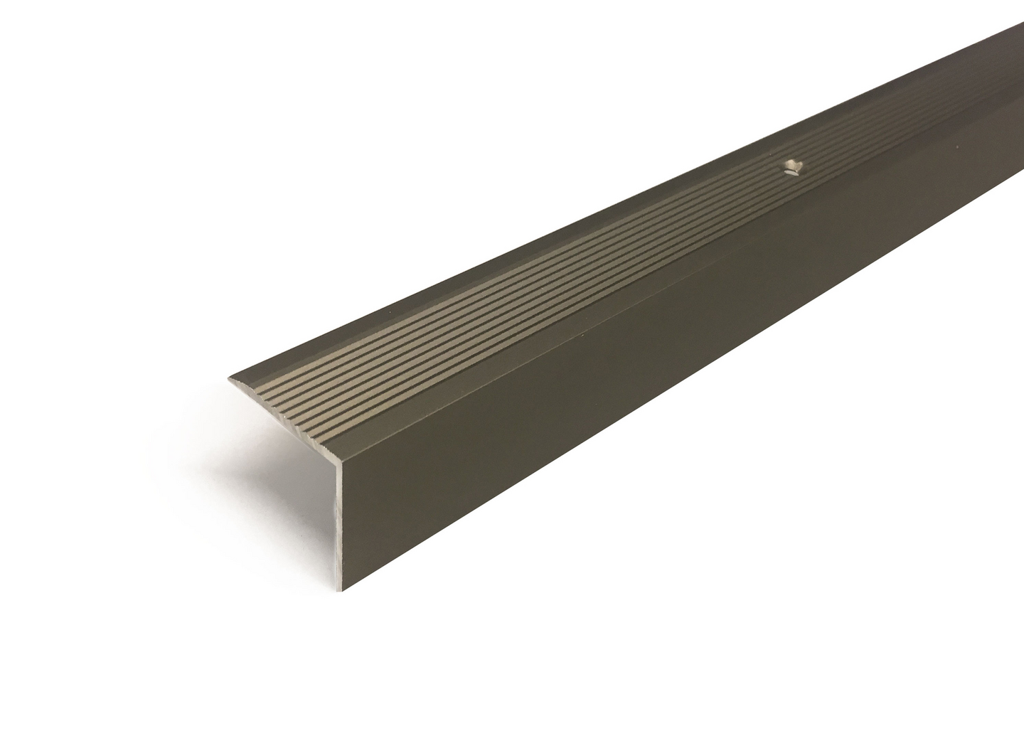 Askelkulmalista 30x30mm pronssianodisoitu uritettu reijitetty 3000mm