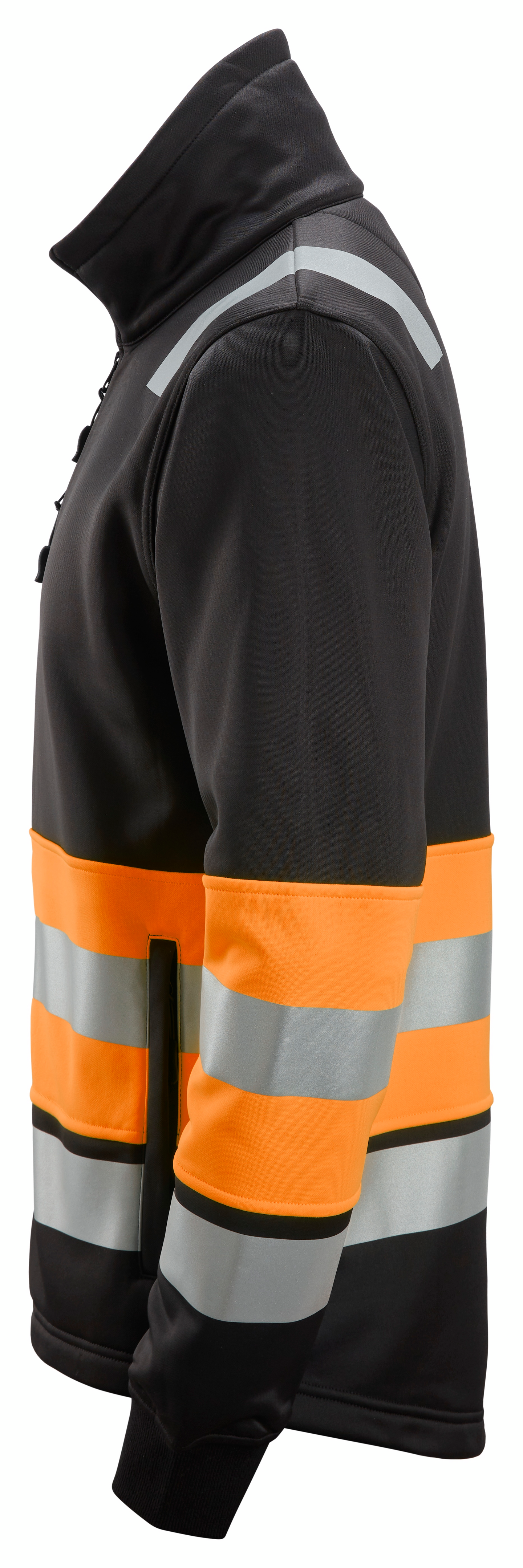 Työtakki Snickers 8034-0455 Hi-Vis lk 1 musta/huomio-oranssi