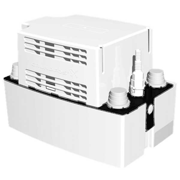 Kondenssivesipumppu Grundfos Conlift1 säiliöllä