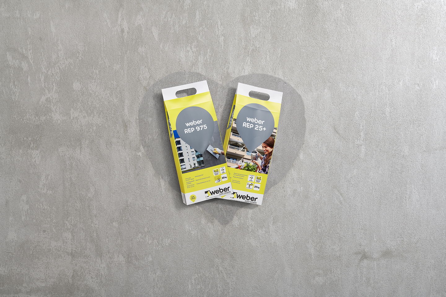 Korroosiopaikkauslaasti Weber REP 25+ 20kg