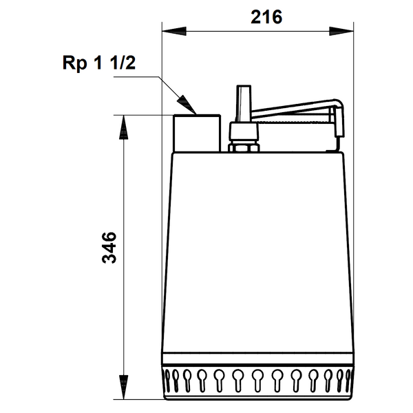 Tyhjennyspumppu Grundfos Unilift AP 12.40.08.a 1-v