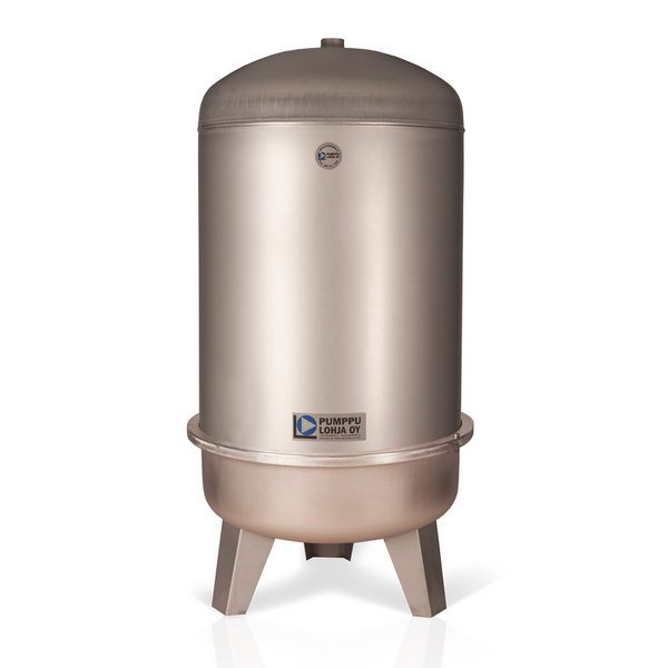 Kalvopainesäiliö Pumppulohja 120/6 ruostumaton teräs