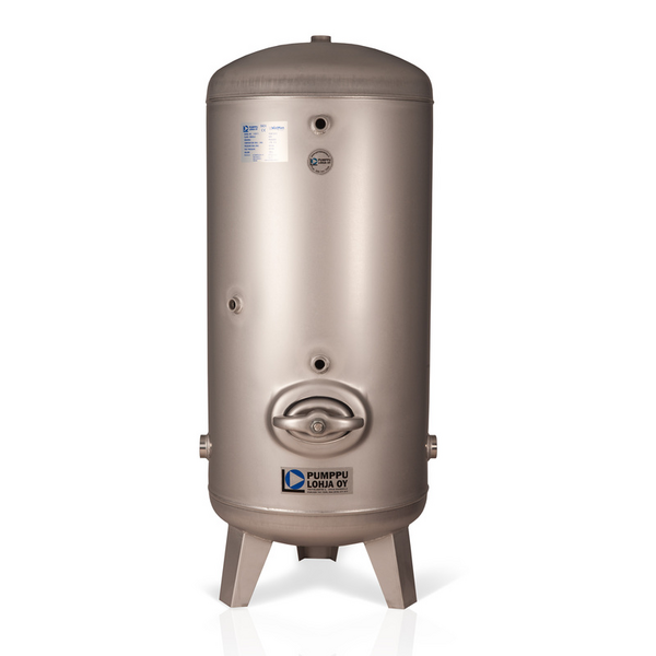 Painevesisäiliö Pumppulohja Watman ruostumaton teräs 100l/6 Bar