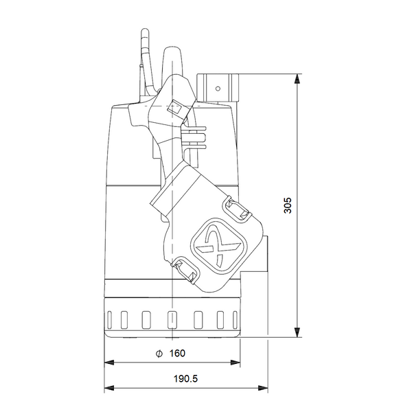 Uppopumppu Grundfos Unilift CC7 A1 380W