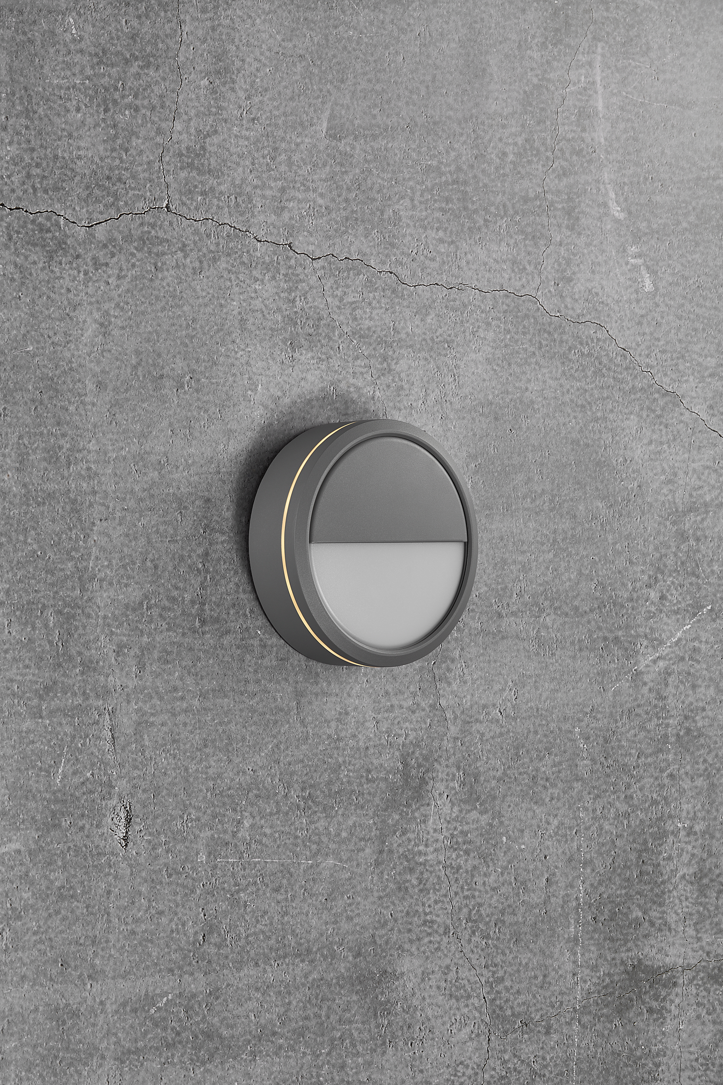 Plafondi Nordlux Ava Smart led 200mm 9,5W 600lm 2700K IP54 harmaa