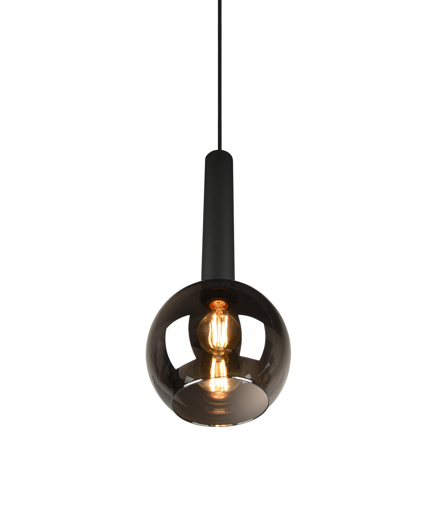 Riippuvalaisin TRIO Clayton E27 1-osainen mattamusta