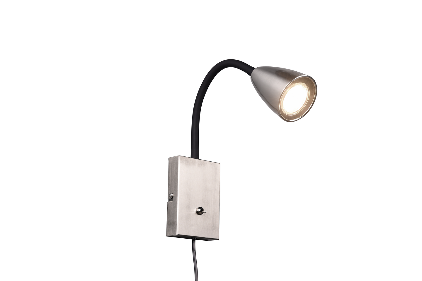 Seinävalaisin TRIO Wanda GU10 harjattu teräs