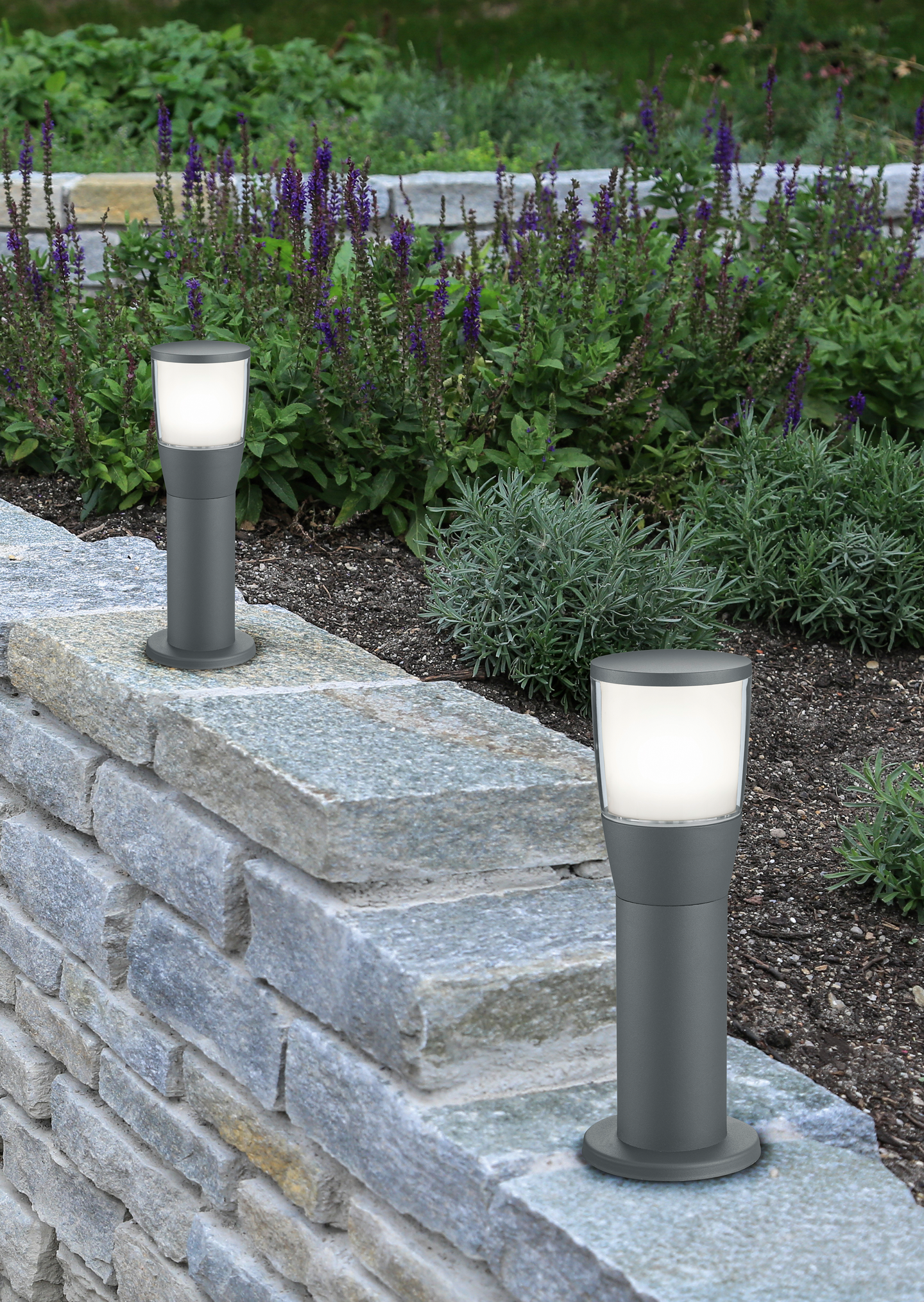 Ulkopylväsvalaisin TRIO Shannon led 660lm 35cm antrasiitti