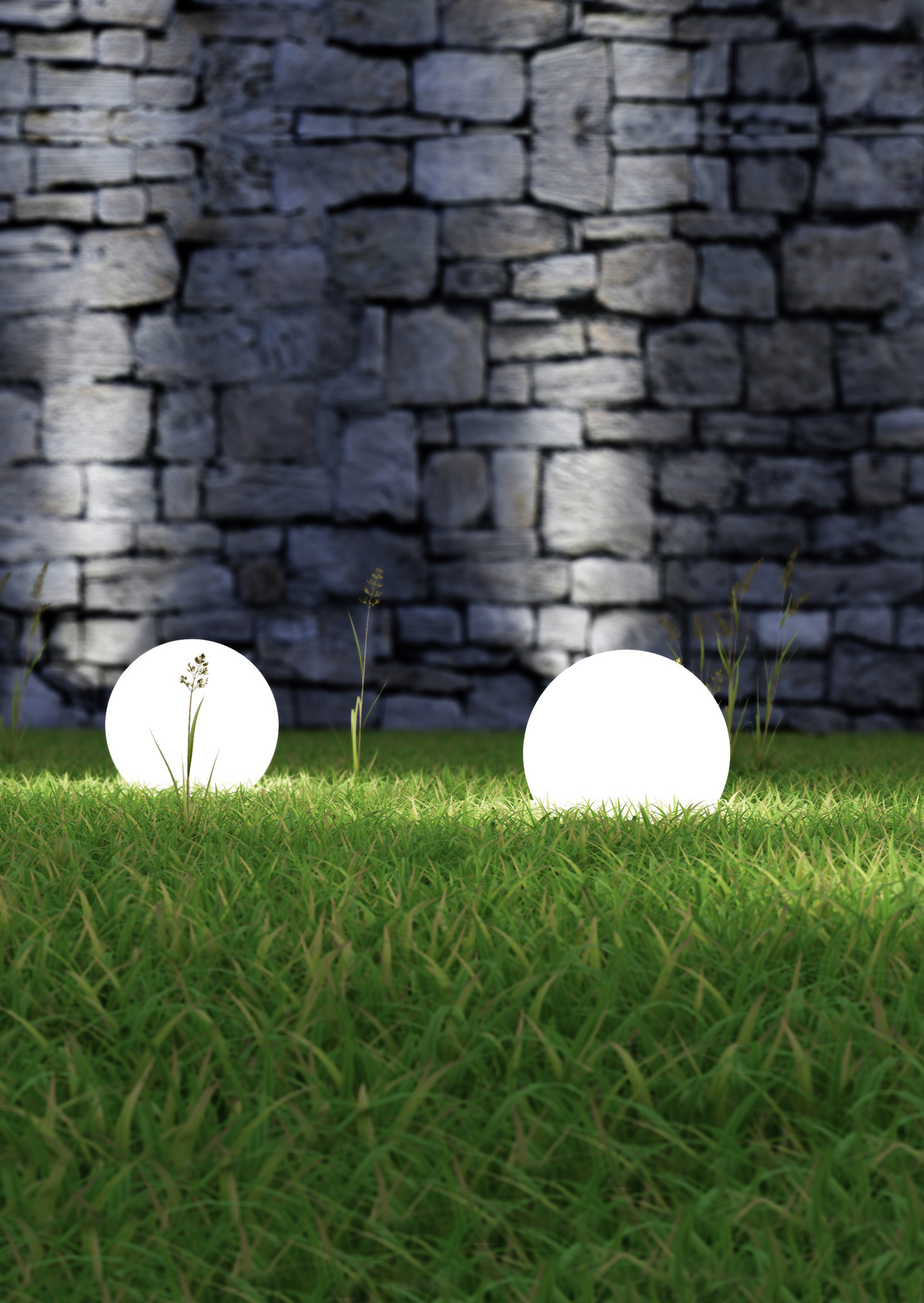 Maapiikkiulkovalaisin TRIO Bolo E27 40cm valkoinen