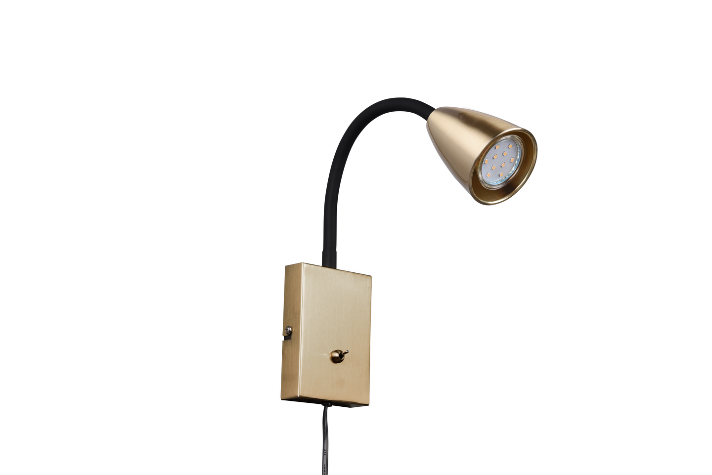 Seinävalaisin TRIO Wanda GU10 mattamessinki