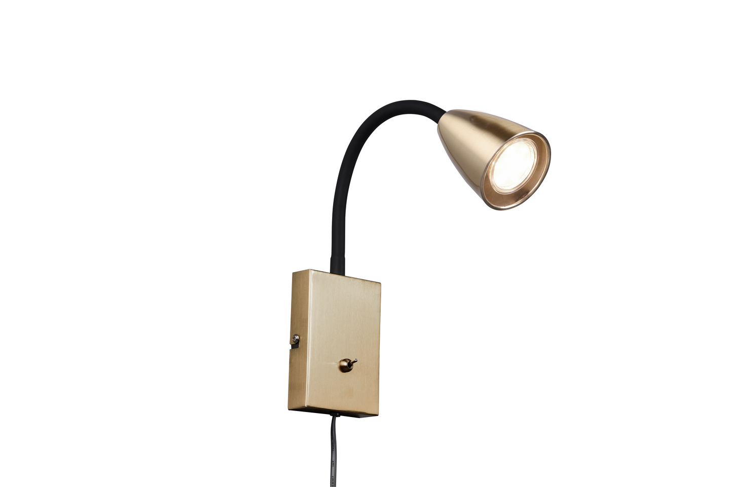 Seinävalaisin TRIO Wanda GU10 mattamessinki