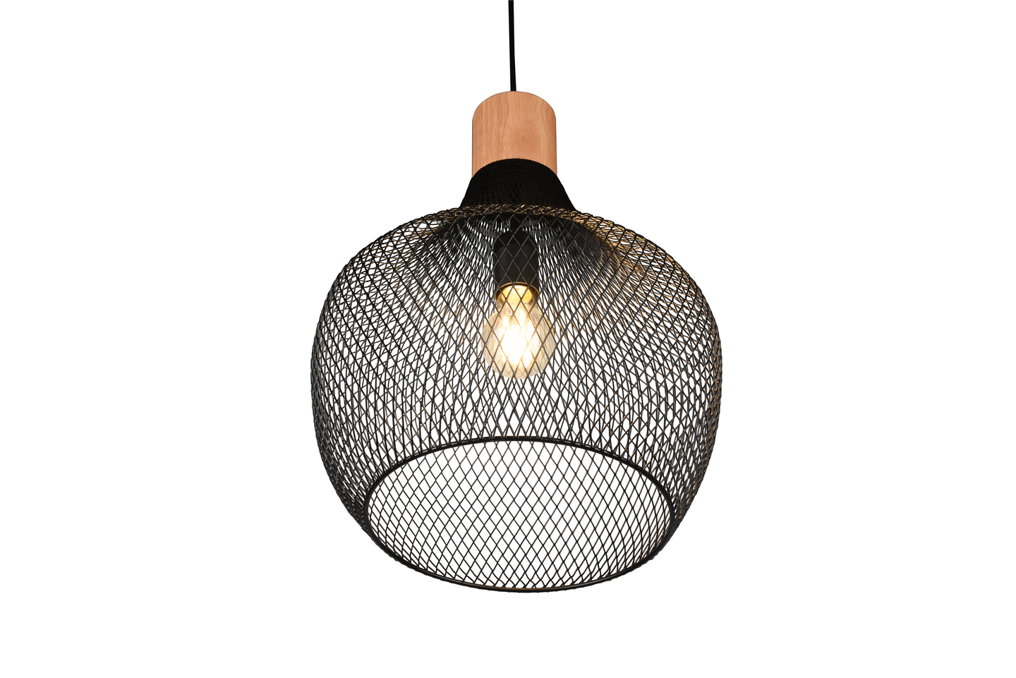 Riippuvalaisin TRIO Valeria E27 35cm mattamusta