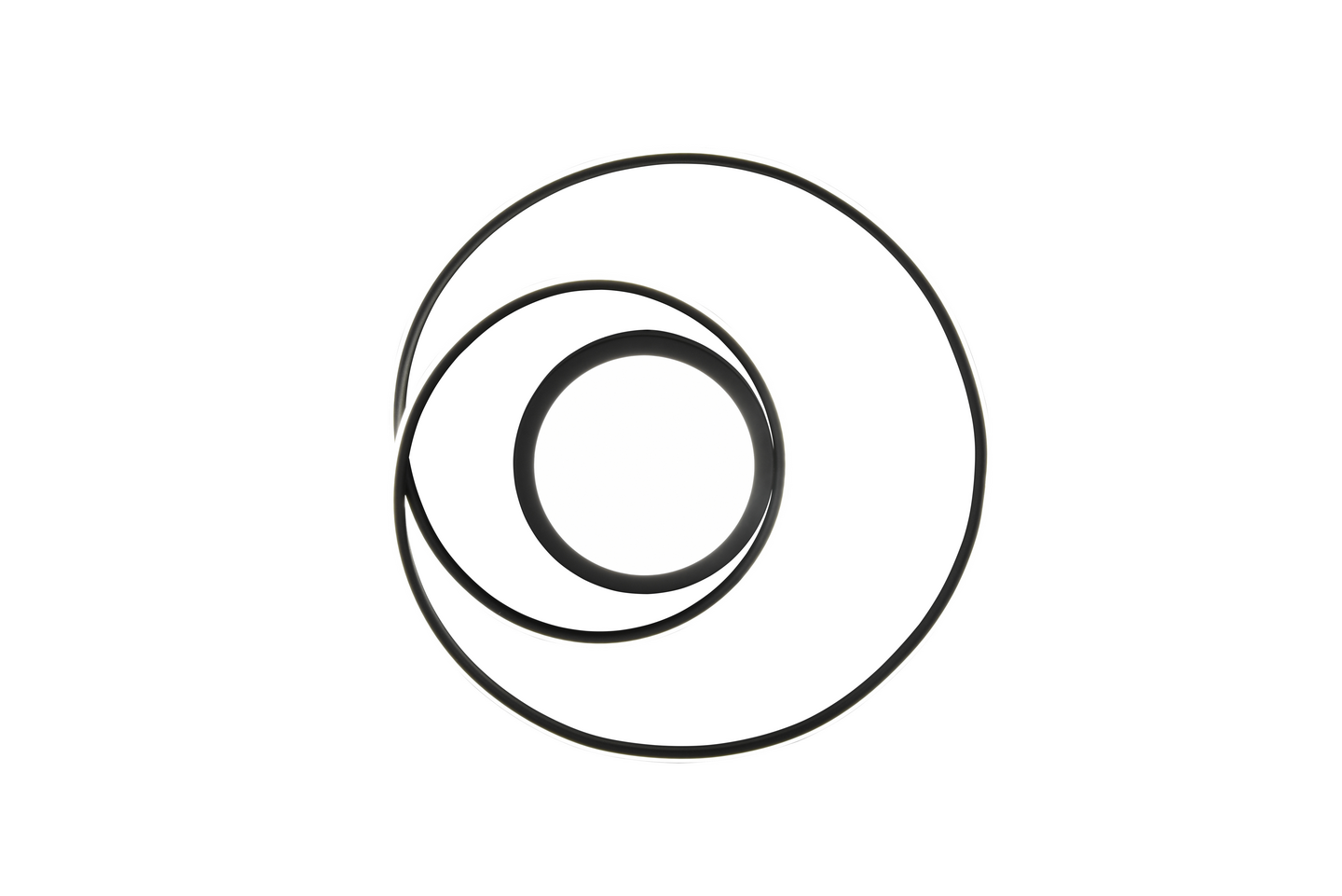 Kattovalaisin TRIO Yava led 6800lm mattamusta