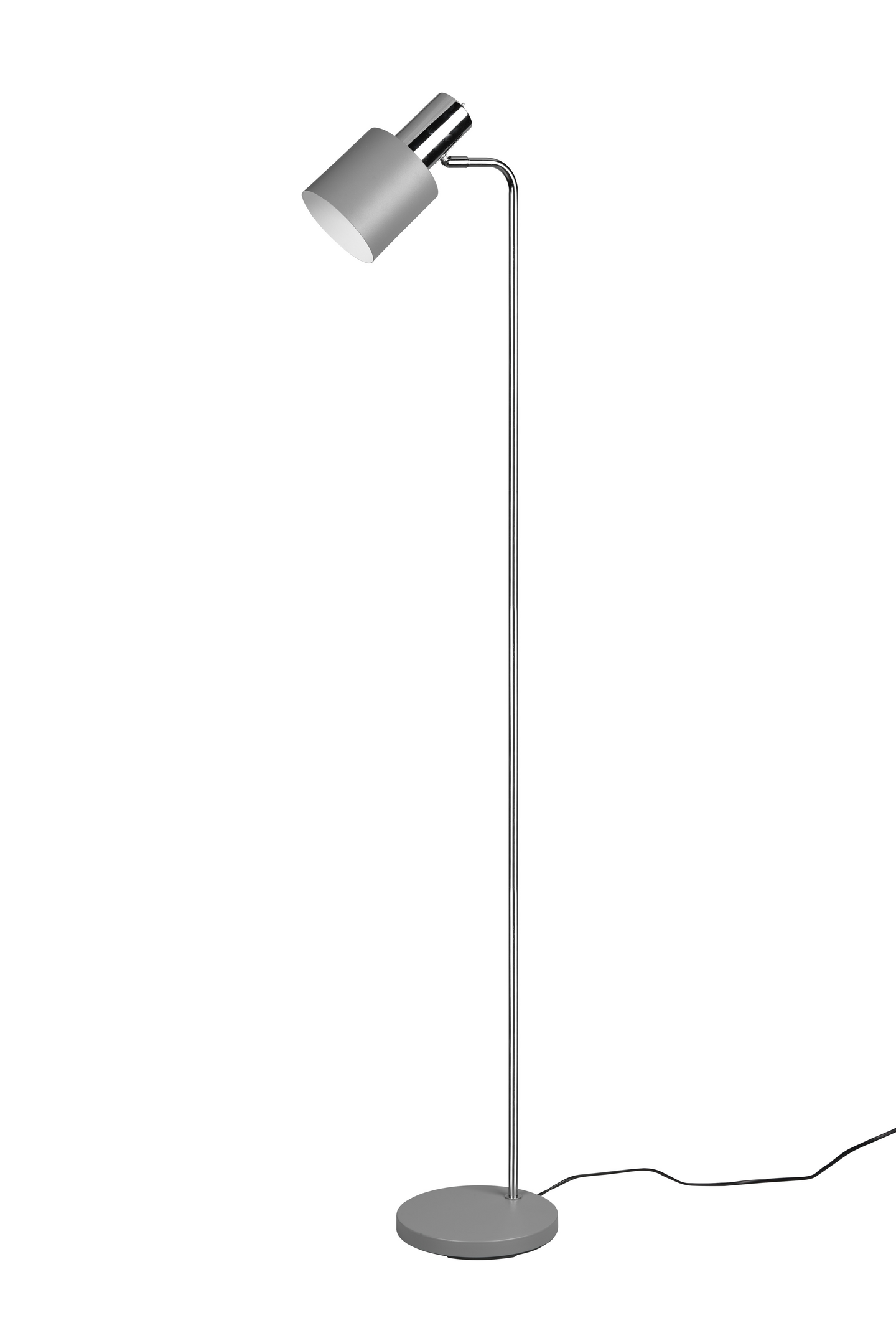 Lattiavalaisin TRIO Adam E27 harmaa/kromi