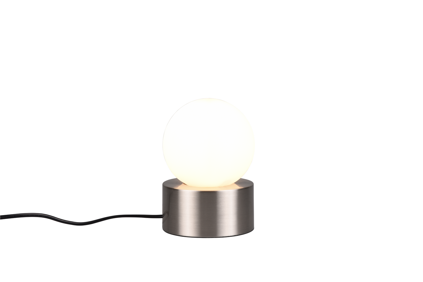 Pöytävalaisin TRIO Countess E14 harjattu teräs