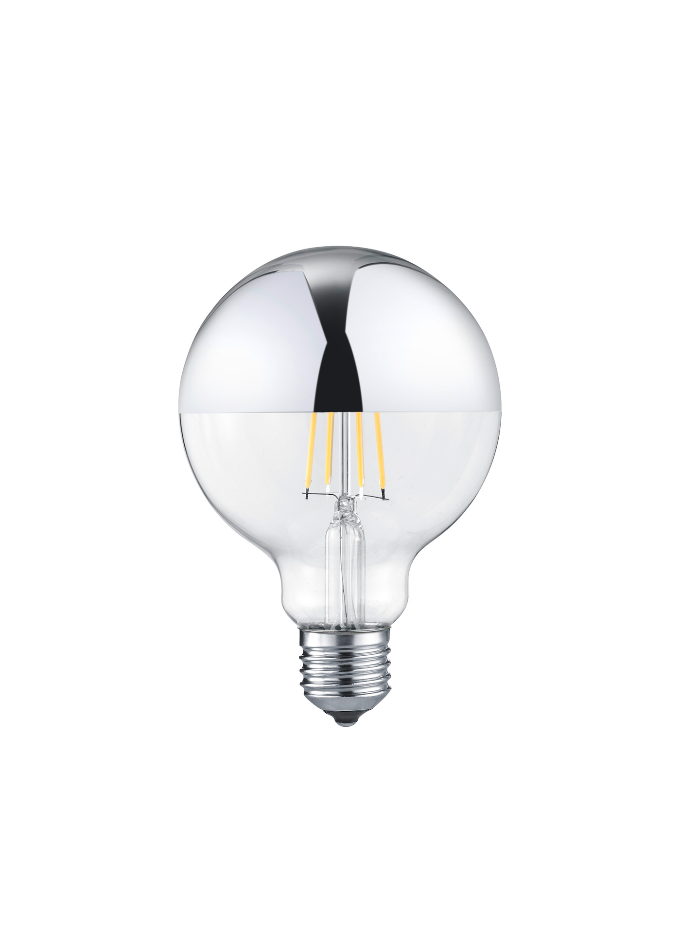 Led-lamppu TRIO Filament globe E27 7W 680lm 2700K kromi
