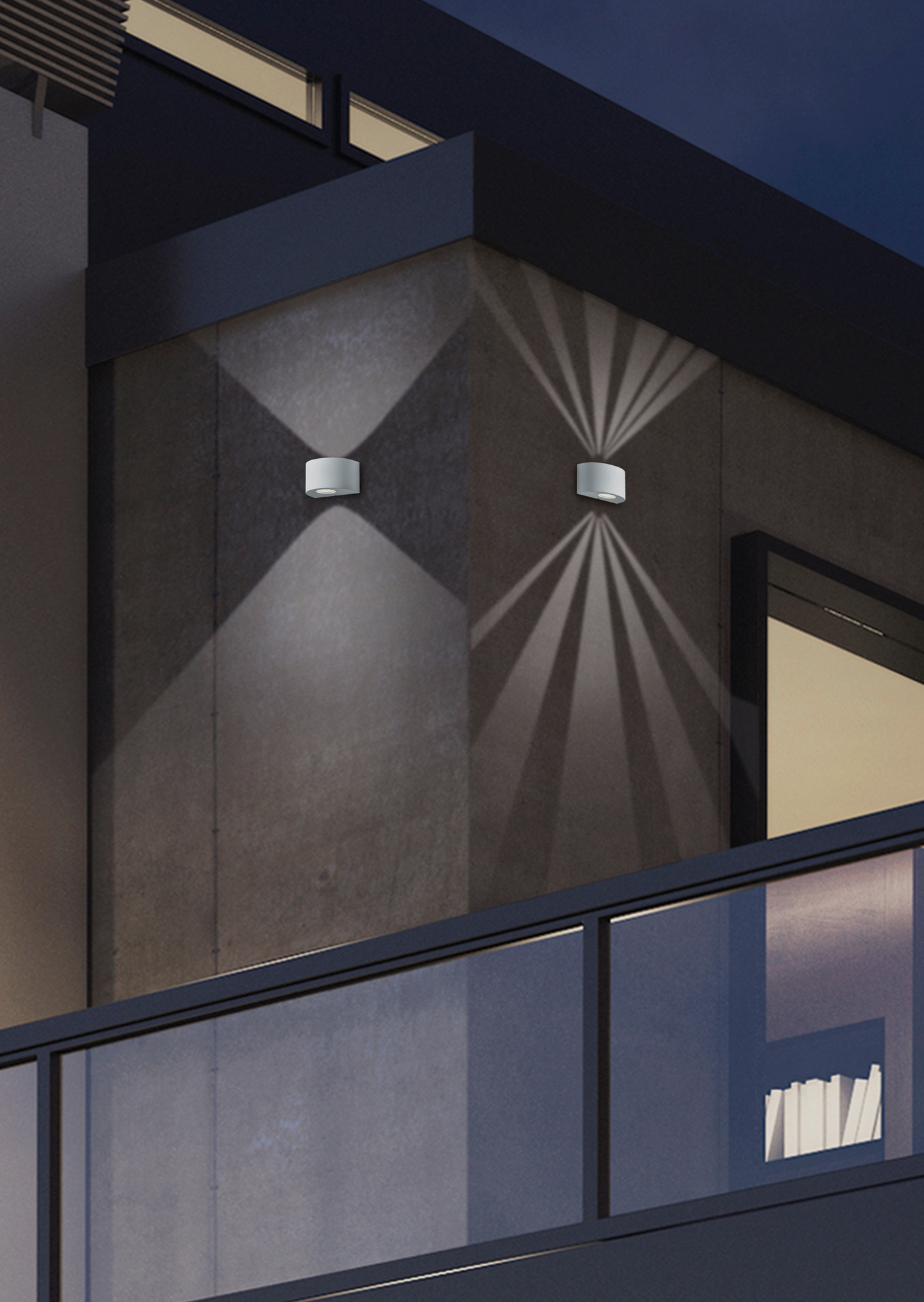 Ulkoseinävalaisin TRIO Rosario led 200lm mattavalkoinen