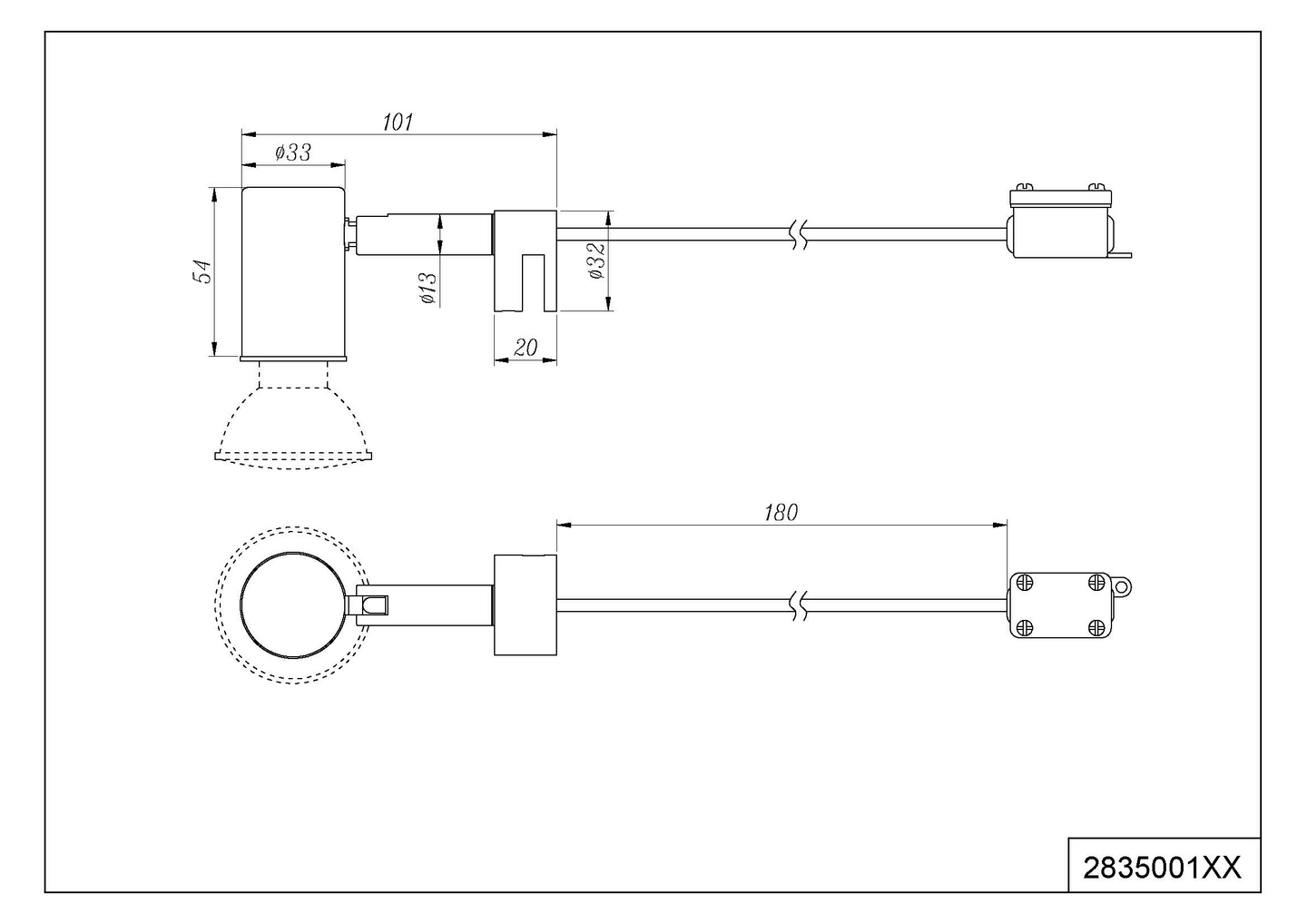 Seinävalaisin TRIO Lorenzo GU10 1-osainen kromi