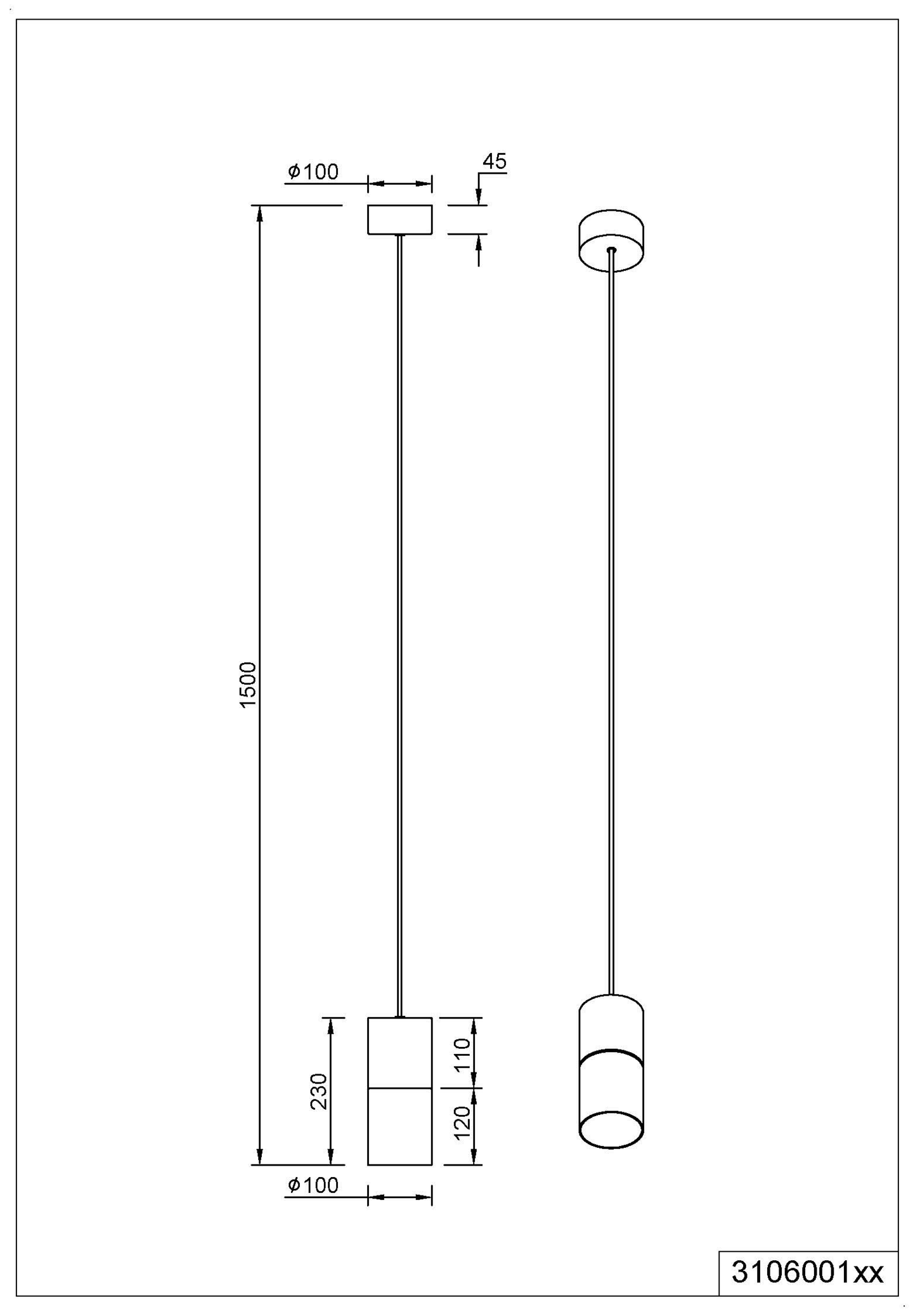Riippuvalaisin TRIO Robin E27 1-osainen mattamessinki/savu