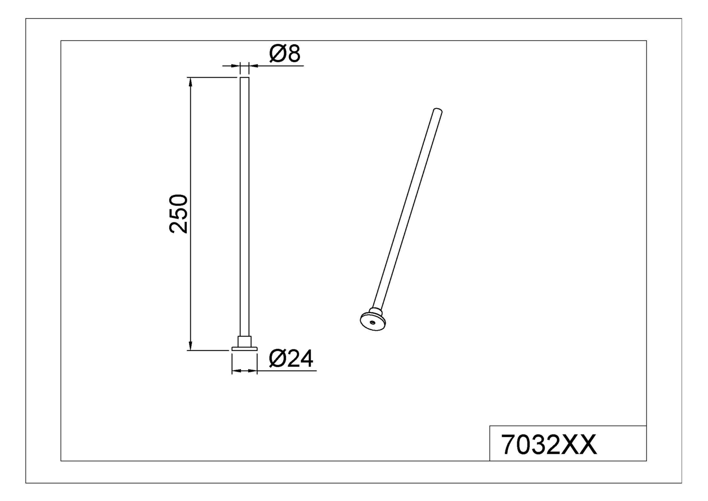 Kattoripustussetti TRIO Duoline 25cm mattavalkoinen