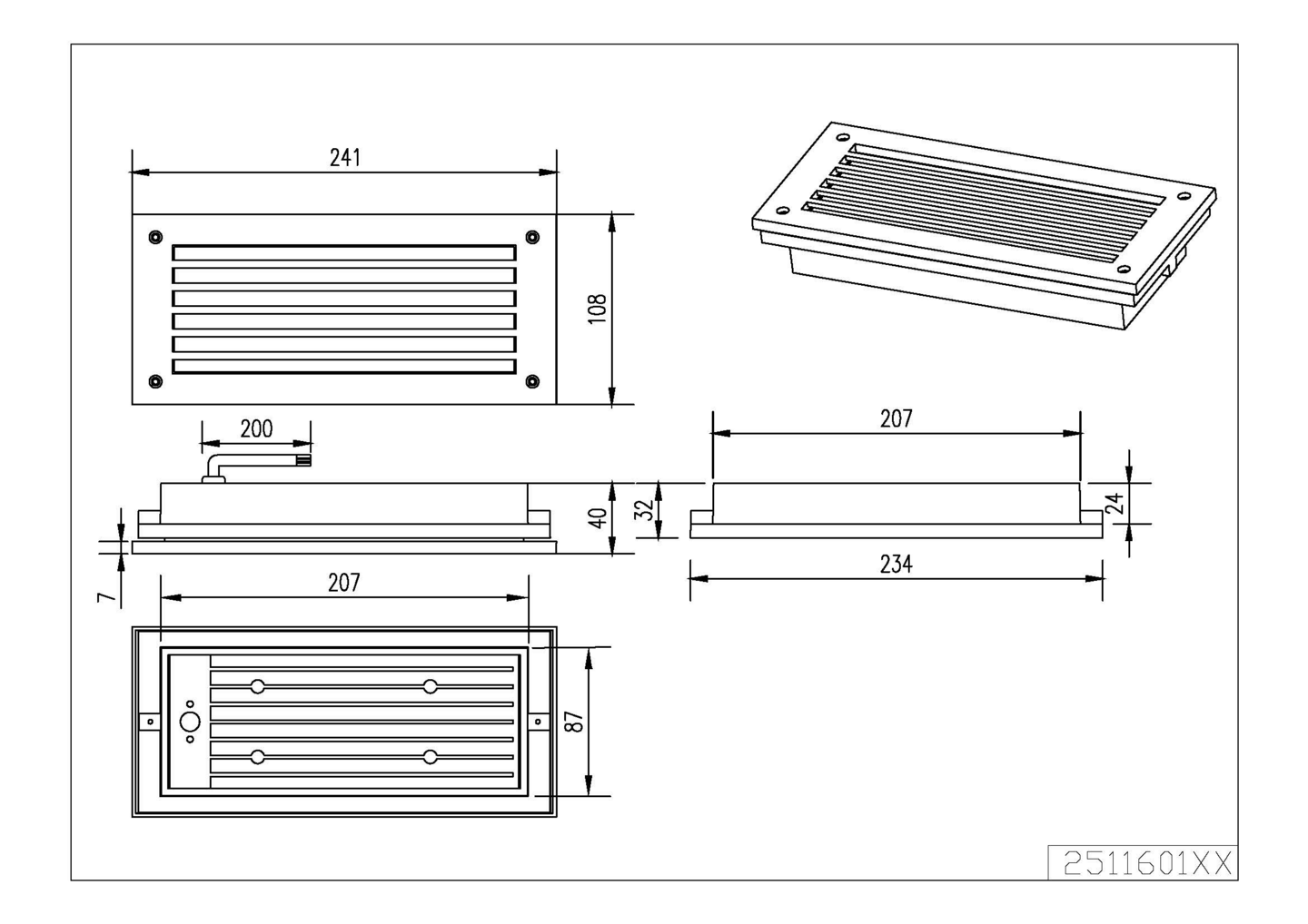 Muurivalaisin TRIO Hardey led 900lm antrasiitti