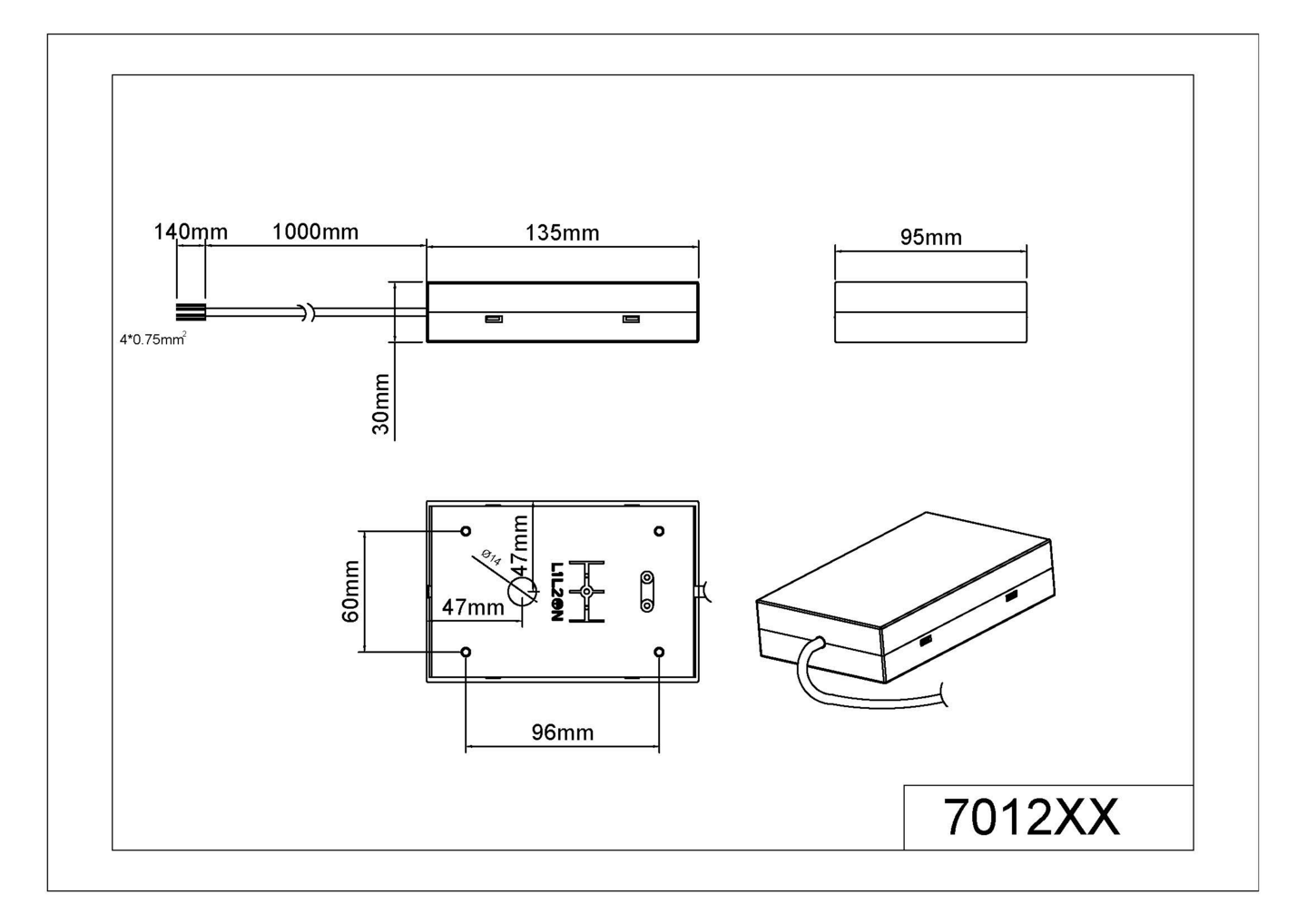 Siirtorasia Flex TRIO Duoline mattamusta