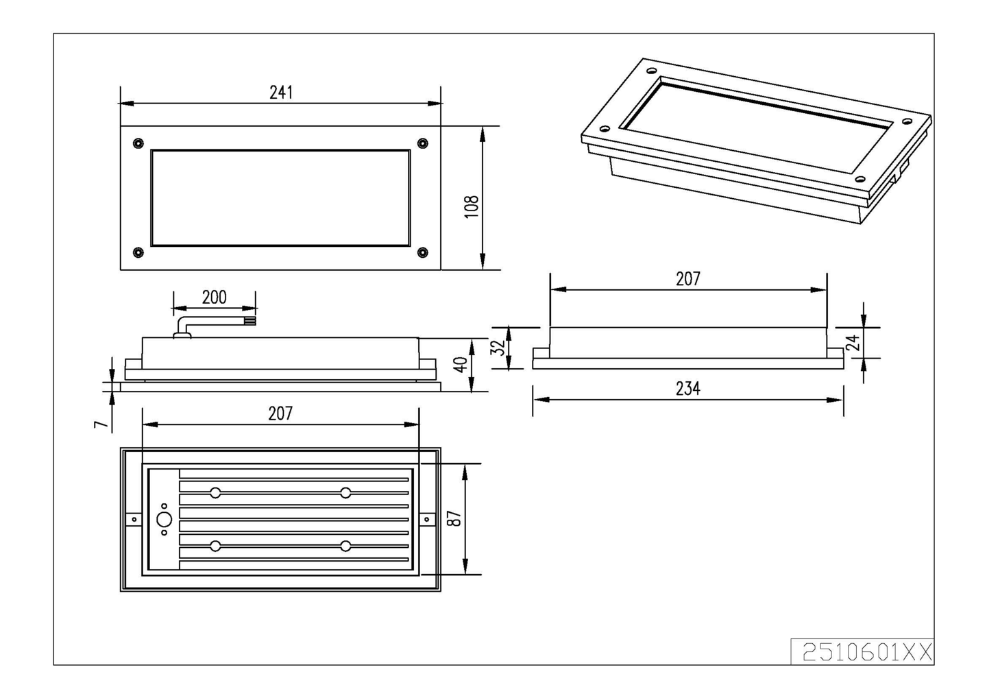 Muurivalaisin TRIO Kelly led 900lm antrasiitti
