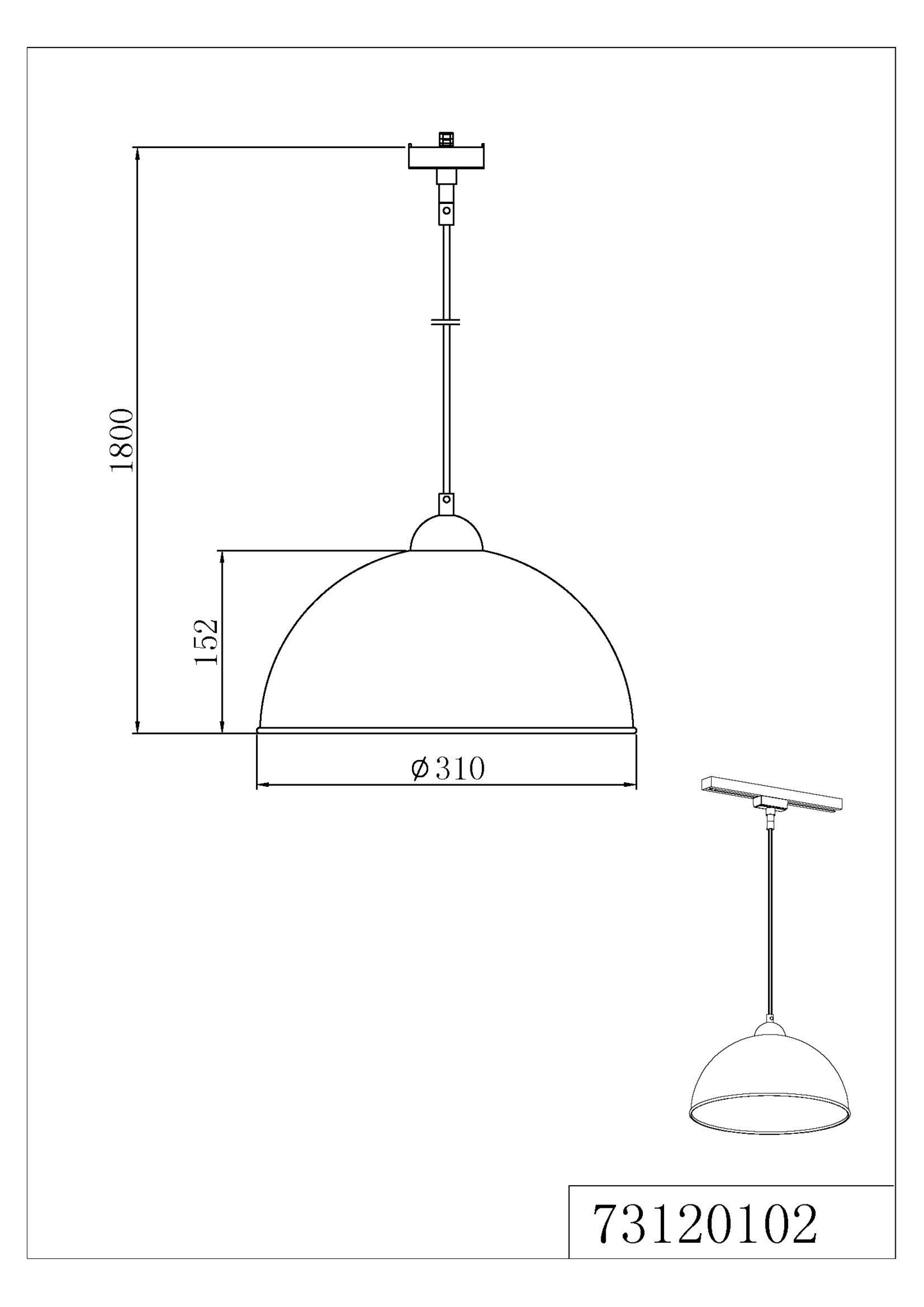 Riippuvalaisin TRIO Duoline Jimmy E27 musta/kulta