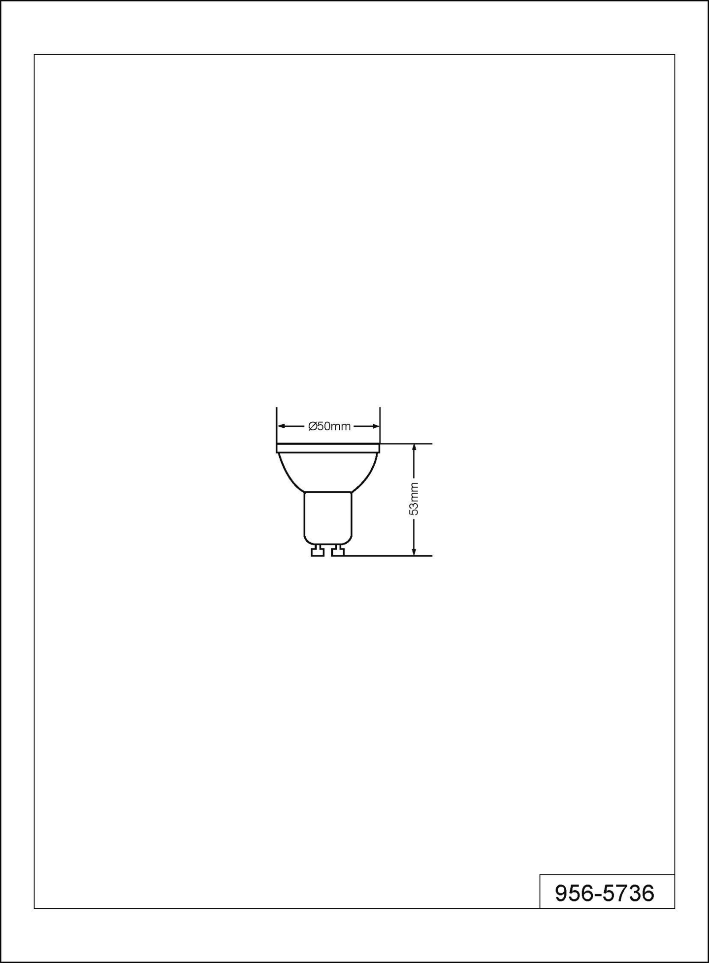 Led-lamppu TRIO GU10 4,5W 345lm 3000K switch dimmer