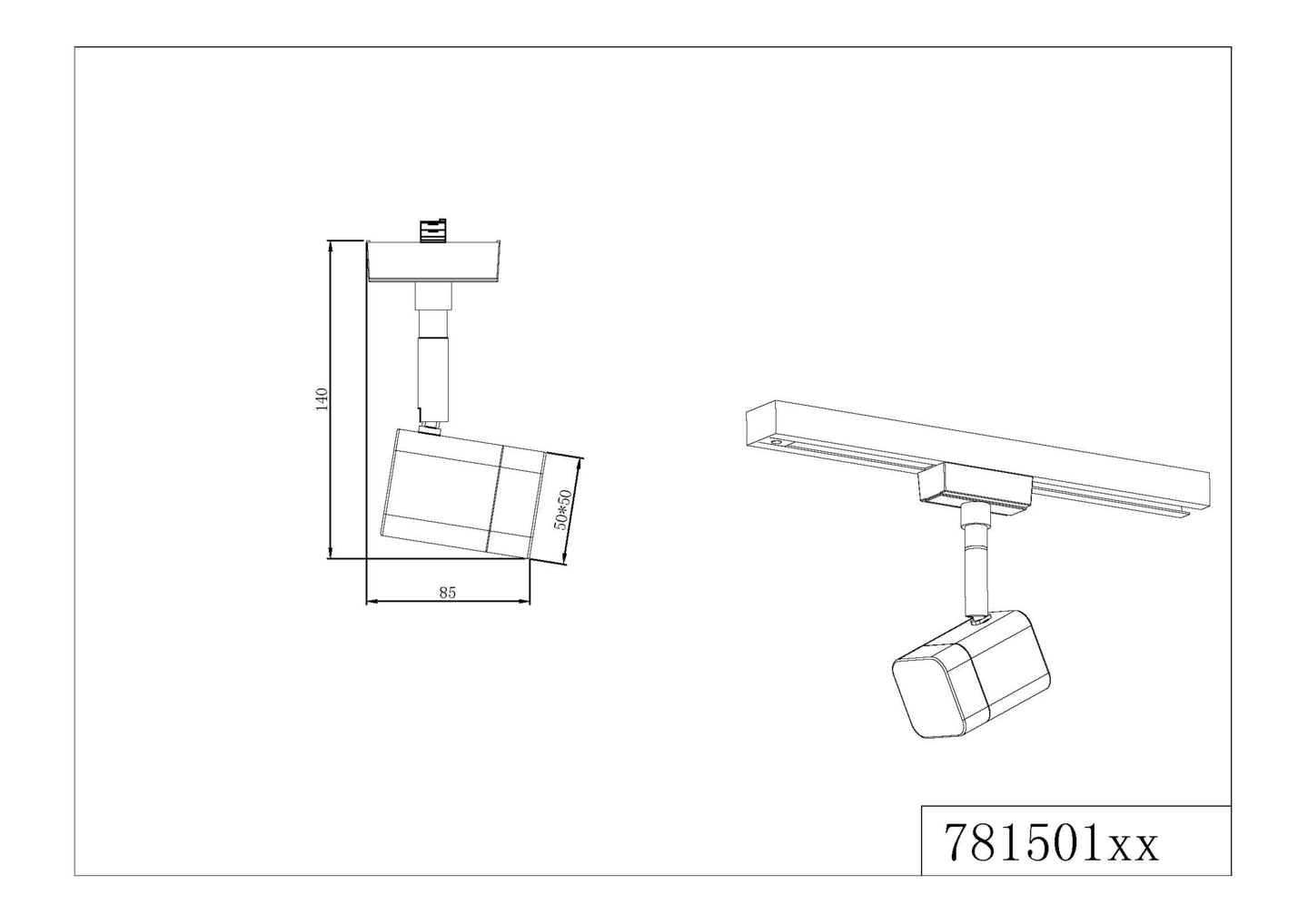 Spotti TRIO Duoline Roubaix led 330lm 1-osainen mattavalkoinen
