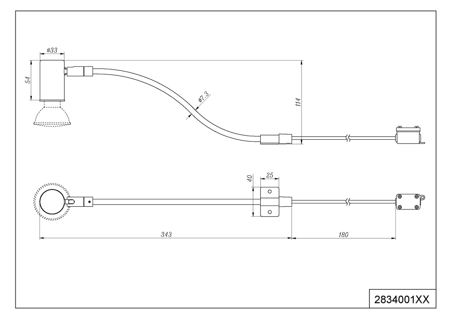 Seinävalaisin TRIO Giada GU10 1-osainen kromi