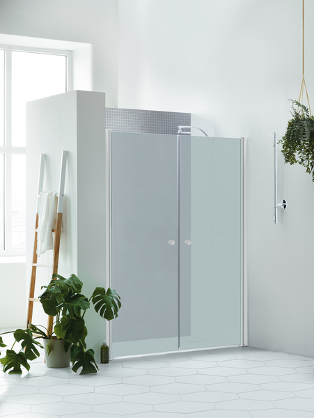 NISCHDUSCH SVEDBERGS SKOGA RAK ALU BLANK FROST DUBBEL 108X3X198CM