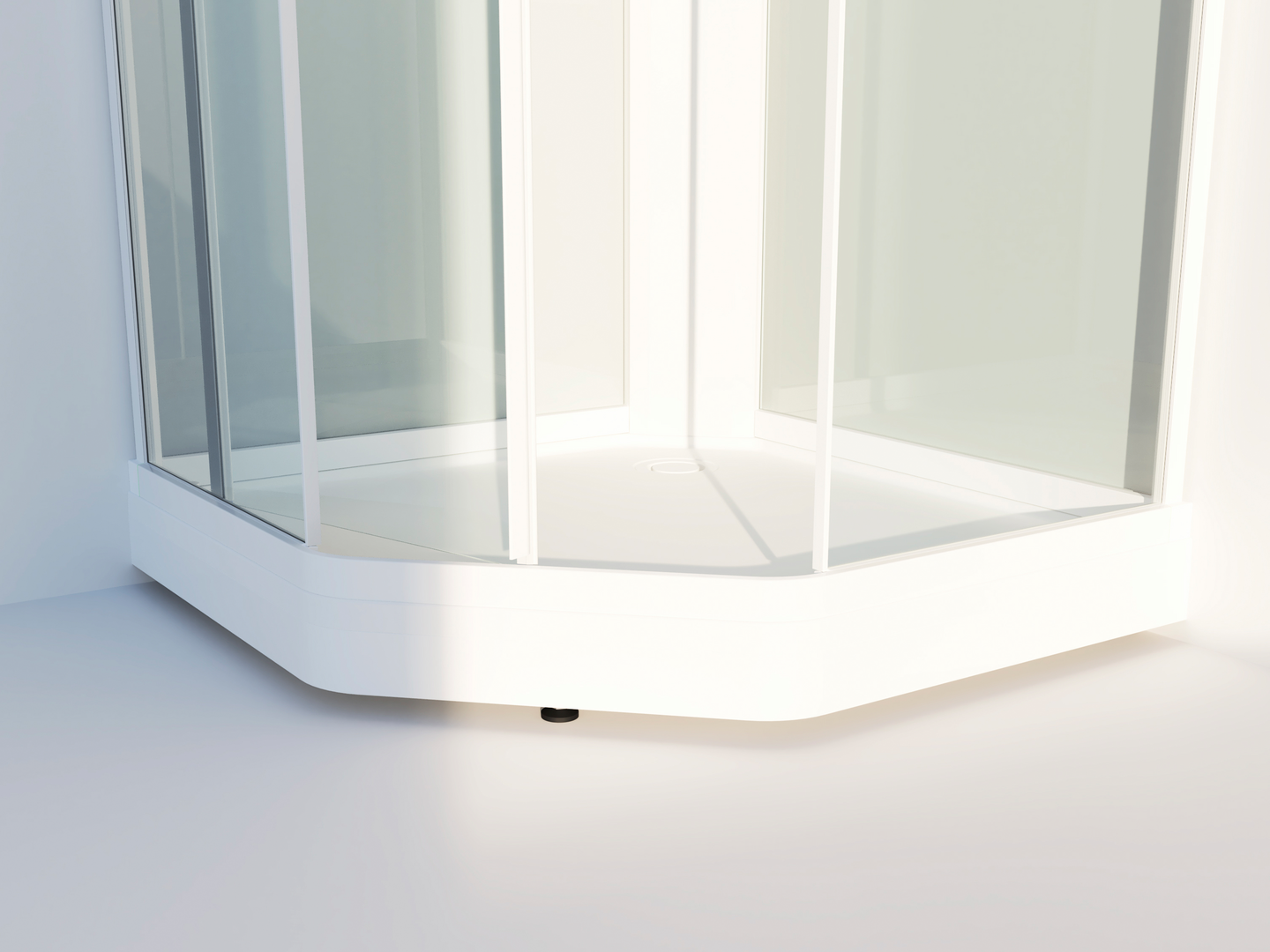 Suihkukaappi Svedbergs Ritual 90x90 valkoinen/kirkas lasi