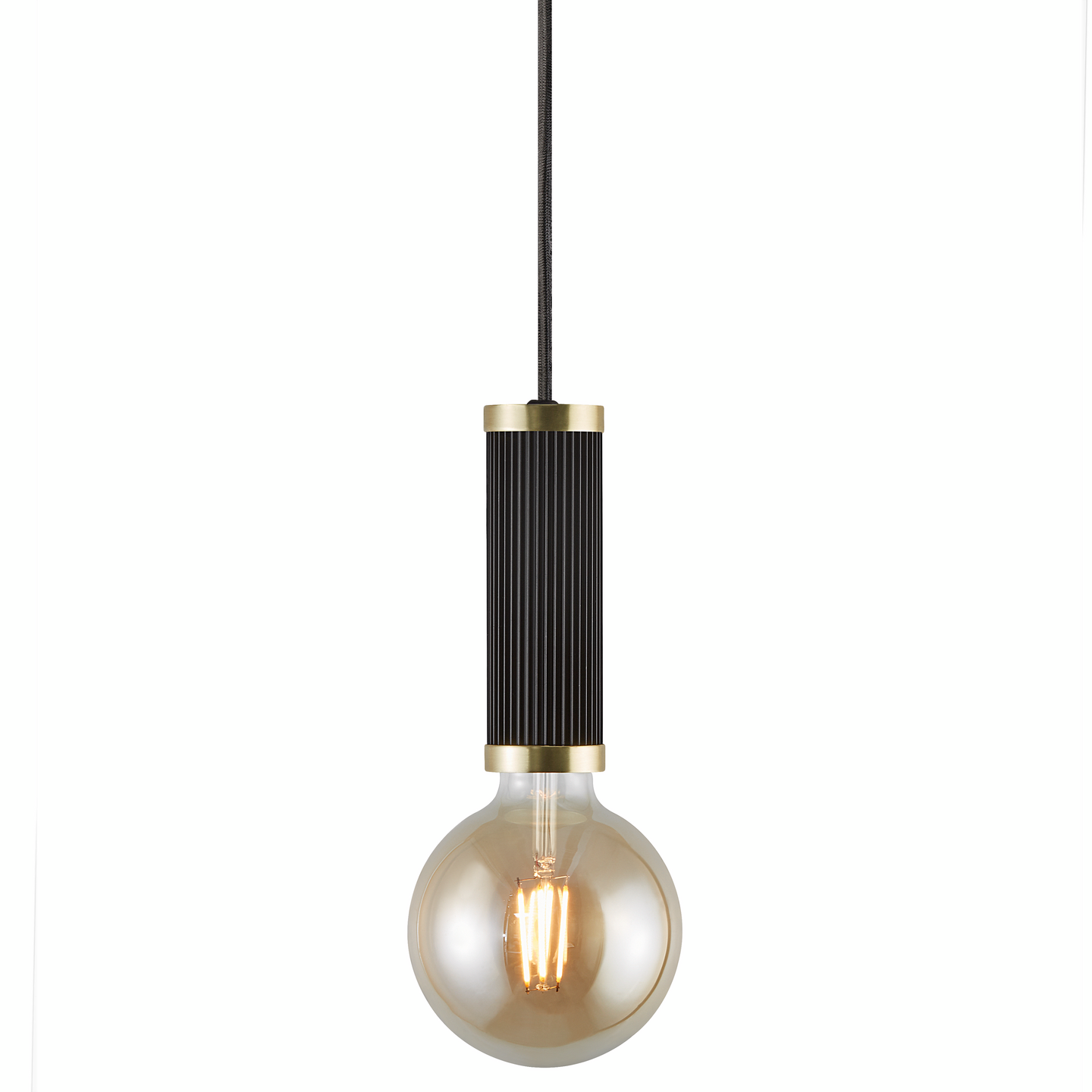 Riippuvalaisin Nordlux Galloway E27 musta/messinki