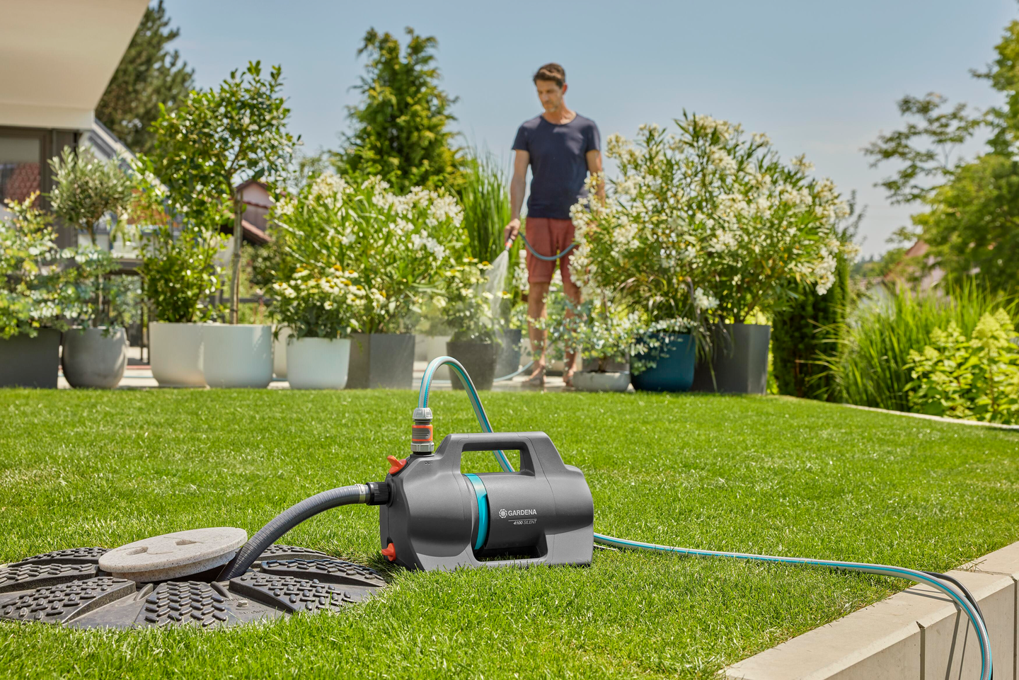 Puutarhapumppu Gardena 4100 Silent