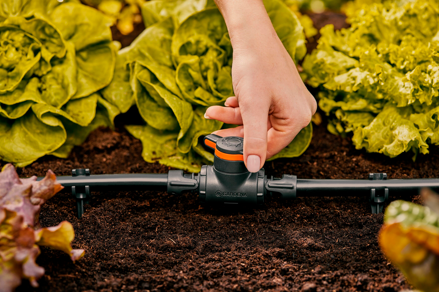 Säätö-/sulkuventtiili 13mm Micro-Drip Gardena 13207-20