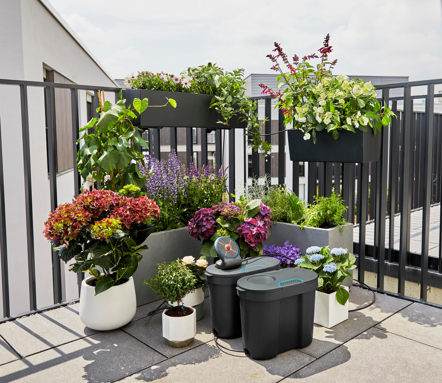 Micro-Drip-lomakastelusarja ruukuille Gardena 13366-20