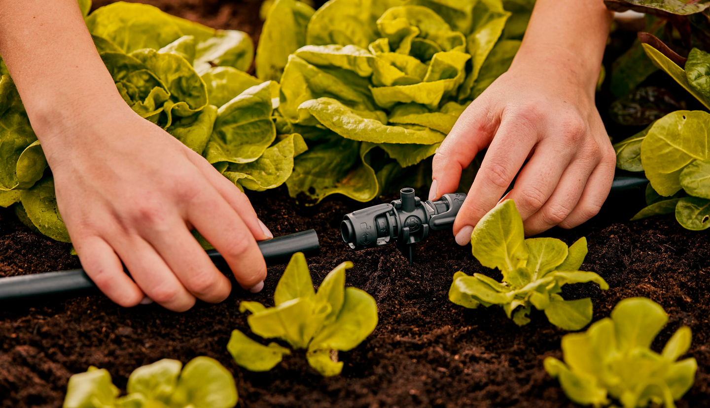 T-KOPPLING GARDENA 13206-20 MICRO-DRIP, MED SPRIDARFÄSTE 13MM 1/2T