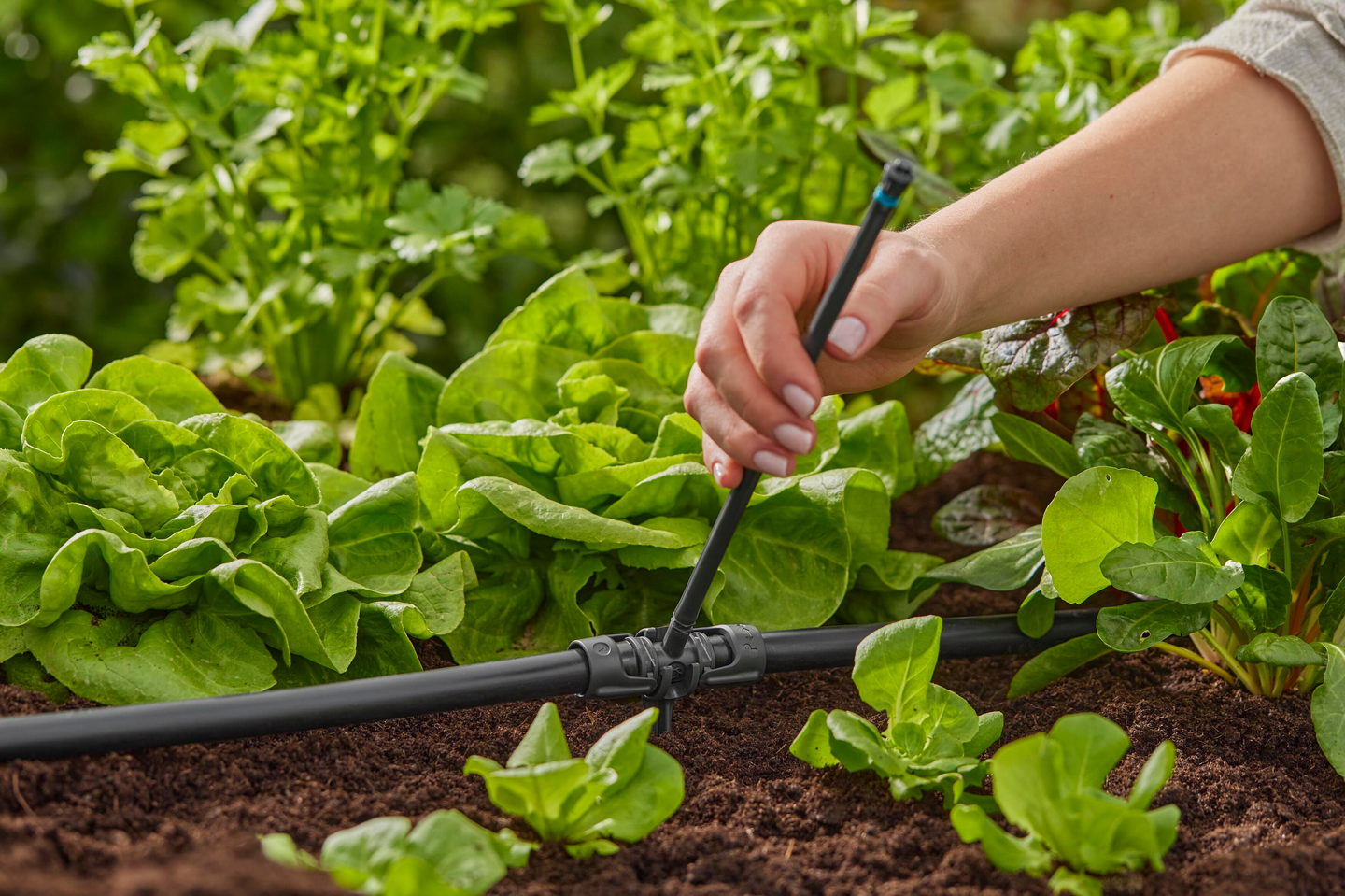 T-KOPPLING GARDENA 13206-20 MICRO-DRIP, MED SPRIDARFÄSTE 13MM 1/2T