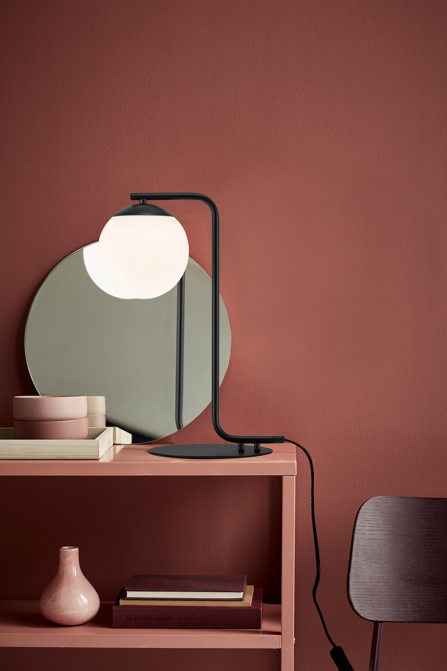 Pöytävalaisin Nordlux Grant E14 musta