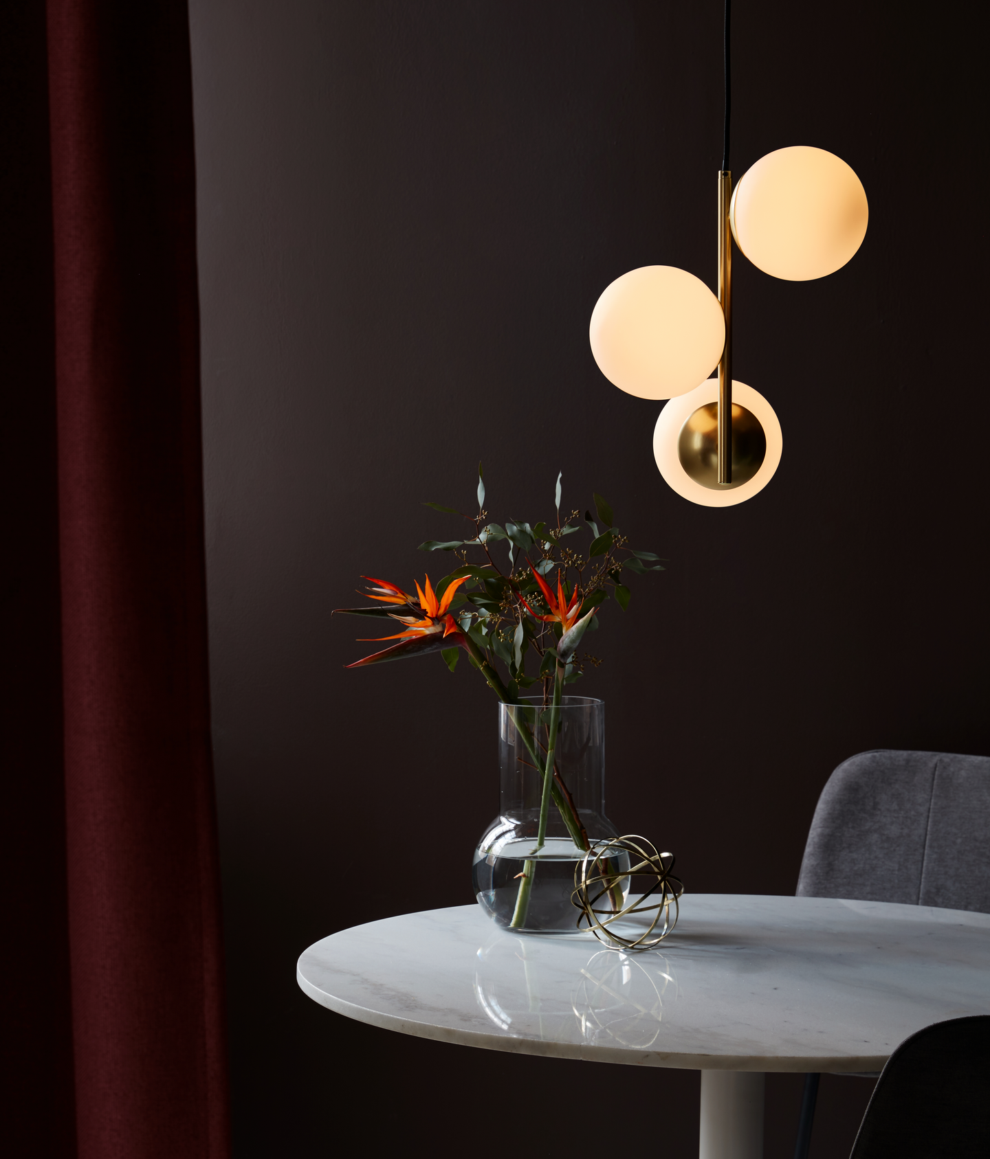 Riippuvalaisin Nordlux Lilly E14 messinki