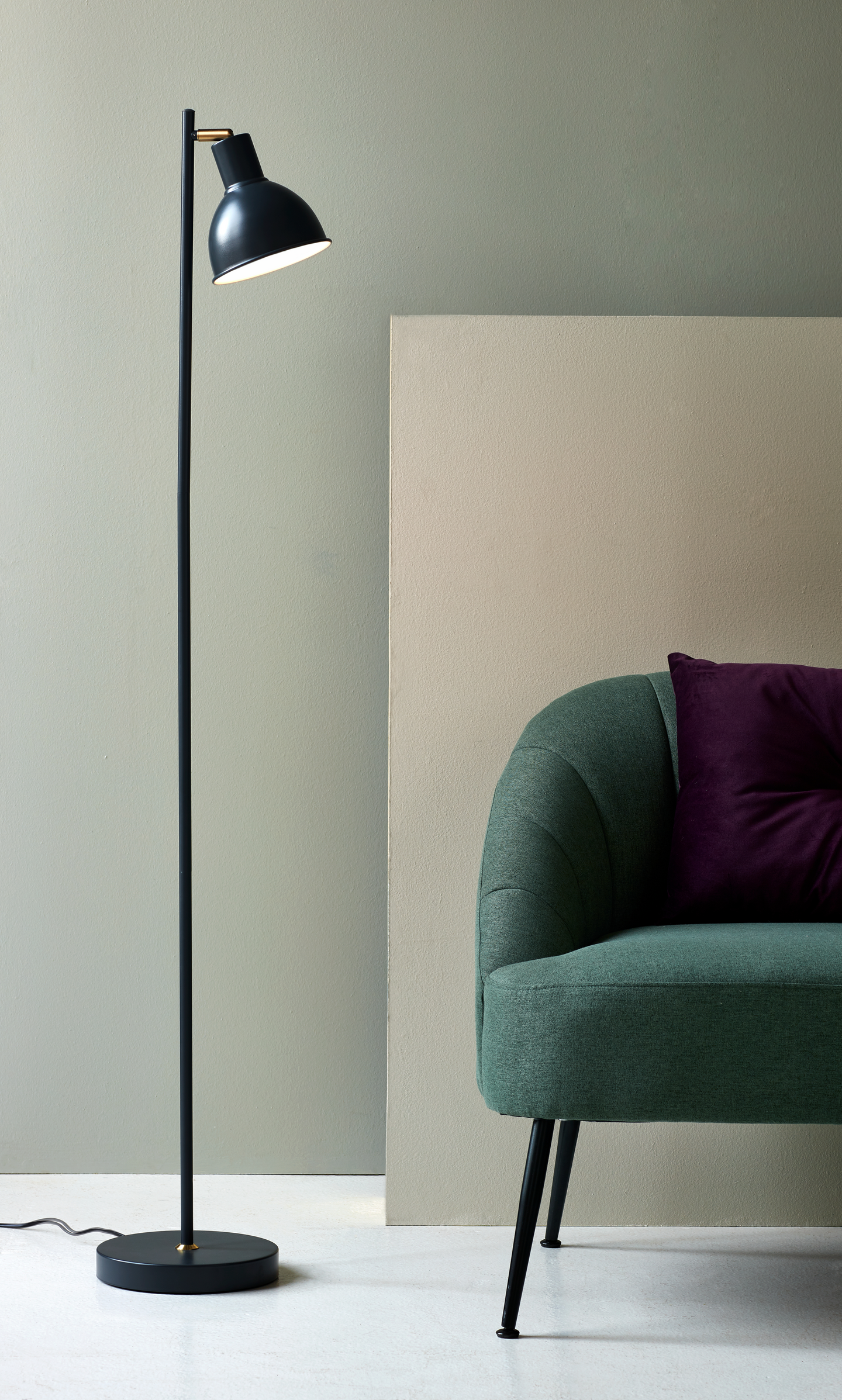 Lattiavalaisin Nordlux Pop E27 harmaa