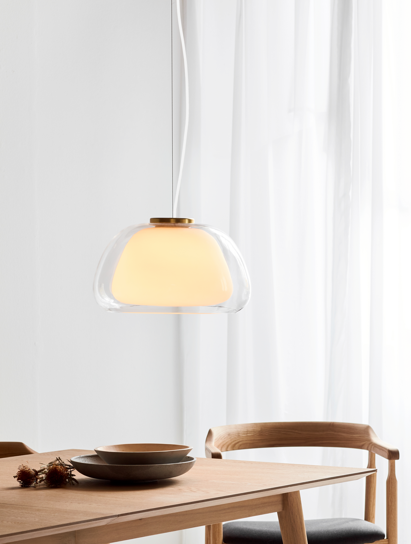 Riippuvalaisin Nordlux Jelly E27 kirkas